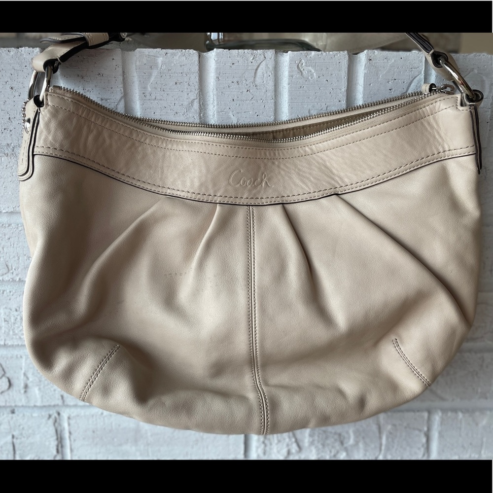 Coach Off white Hobo Bag Purse